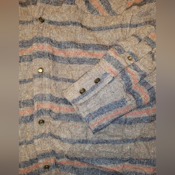 Scotch and Soda Specially Made MensWool Gray Lined Flannel Shacket- Size XL - Picture 4 of 7